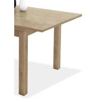 Mesa comedor extensible buen precio diseño actual roble 90 cm.