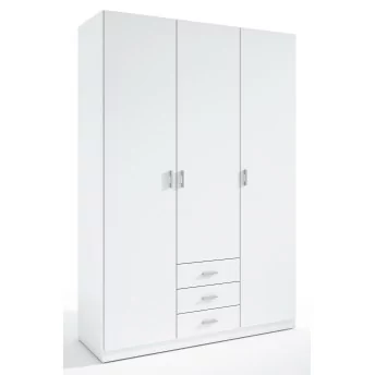 Armario 3 puertas Abenuj blanco