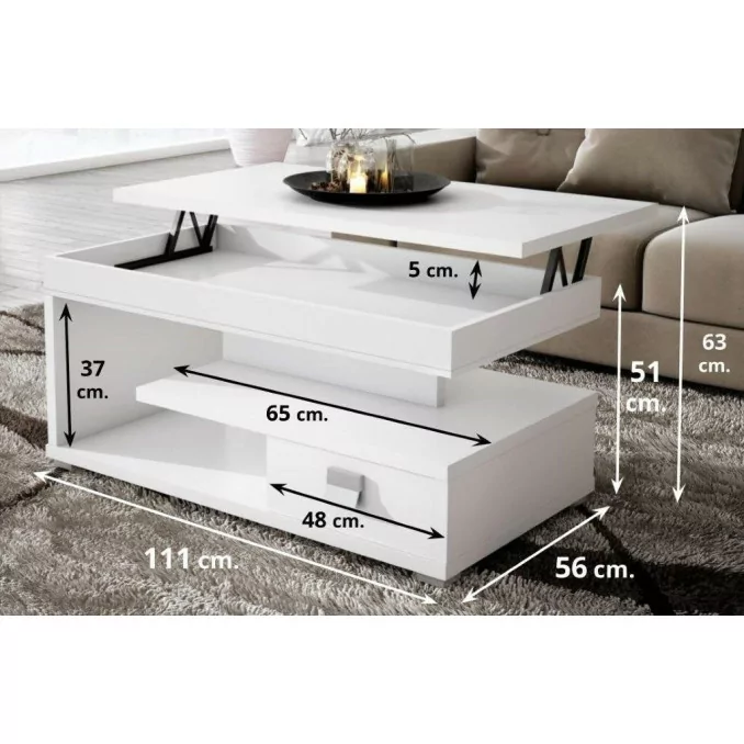 Mesa centro elevable 542
