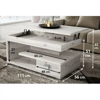 Mesa centro elevable Ártico 543