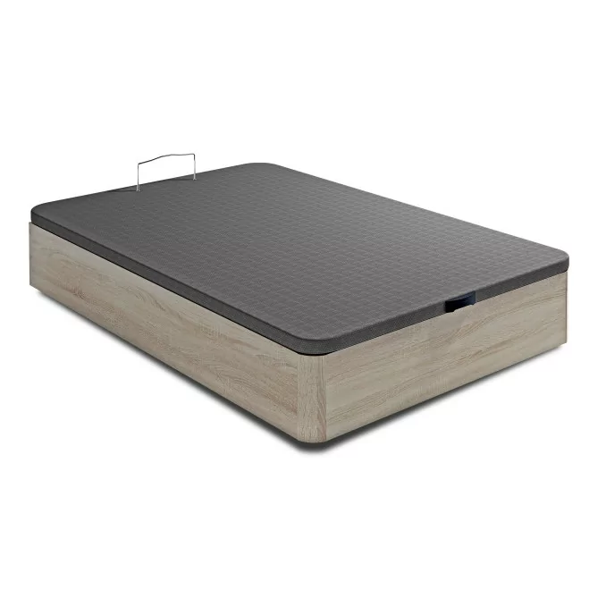 Compra Canapé abatible 22mm. barato tapa tapizada 150 x 190 cm.roble sonoma