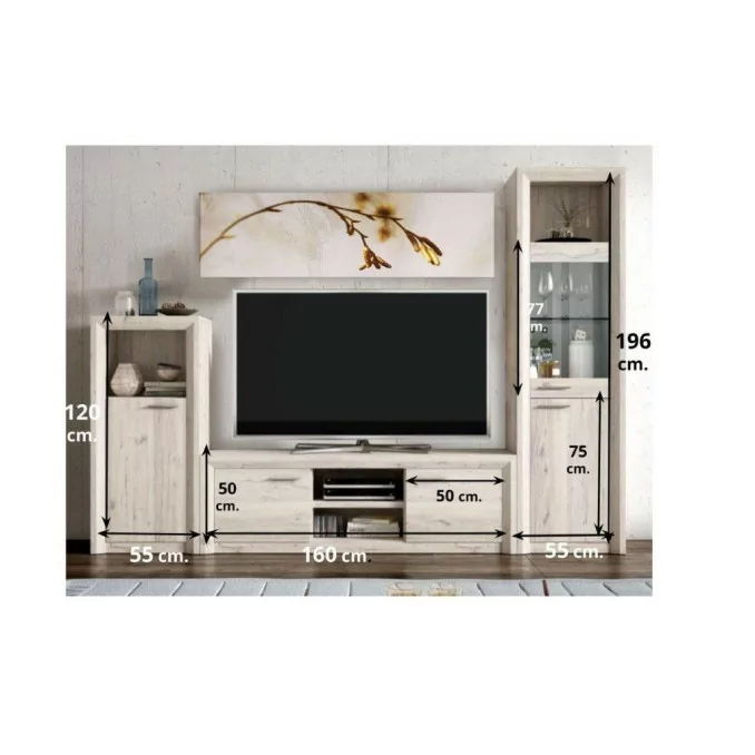 Mueble de salón 661 - 270 cm.