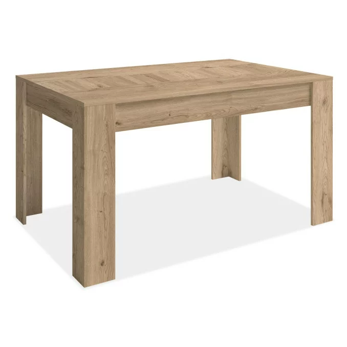 Mesa comedor extensible Bass naturale 140x90 cm.