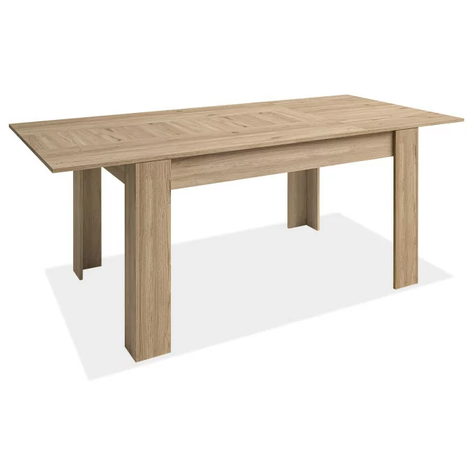 Mesa comedor extensible Bass naturale 140x90 cm.