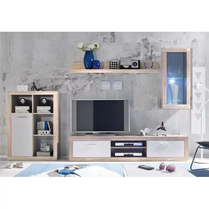 Mueble de salón moderno Vinicius 234 cm. en...