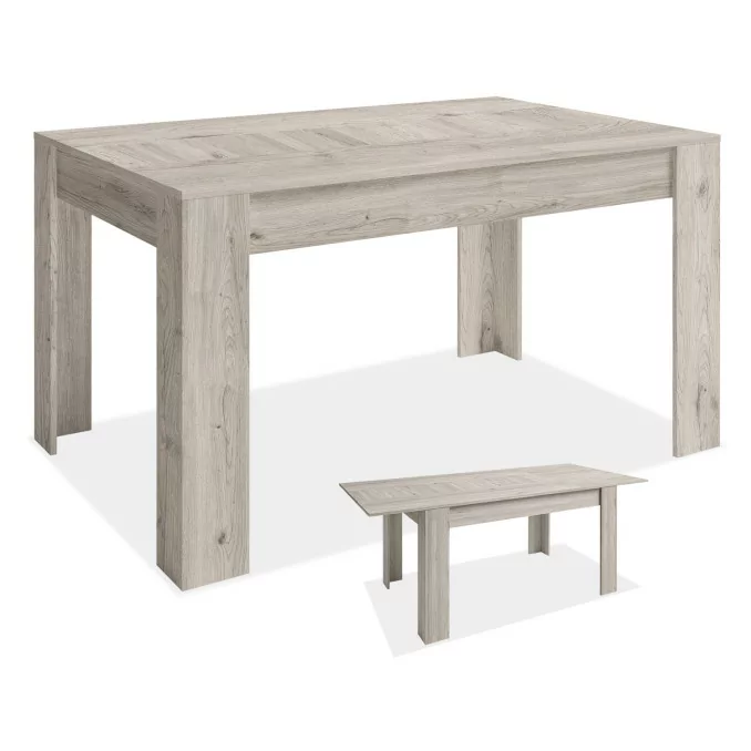 Mesa comedor extensible Bass shamal 140x90 cm.