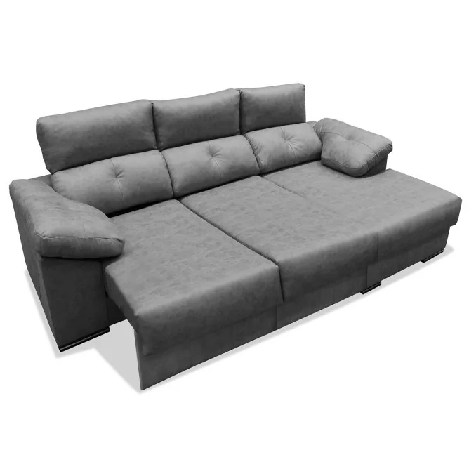 Sofá cheslong cama Vogue 240 cm. asientos ultra...