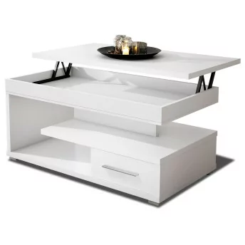 Pack ahorro salón Hortaleza - Mueble de salita de estar + sofá + mesa centro elevable
