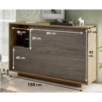 Aparador Nº740 Color salermo 150 cm.