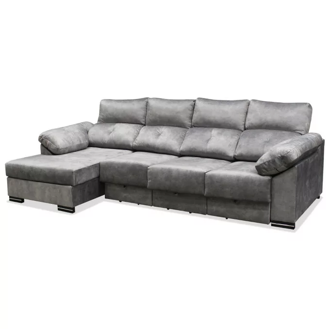 Sofá chaislong izquierdo cama Vogue 295 cm....