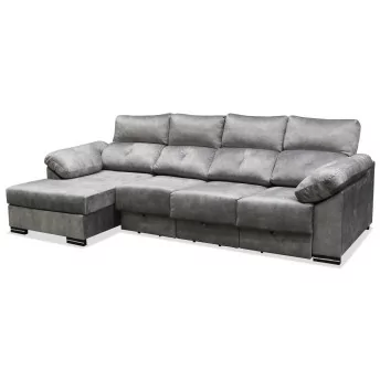 Sofá chaislong izquierdo cama Vogue 295 cm. asientos ultra extensibles