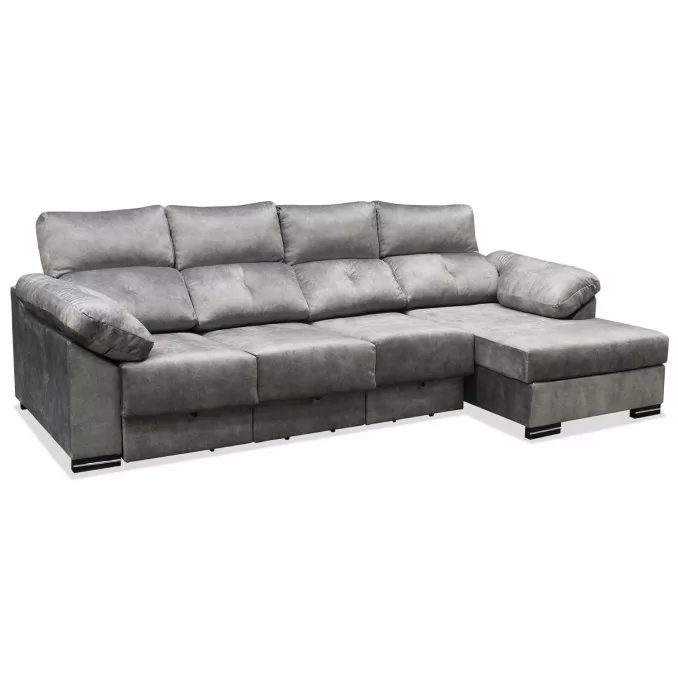 Sofá chaislong derecho cama Vogue 295 cm....