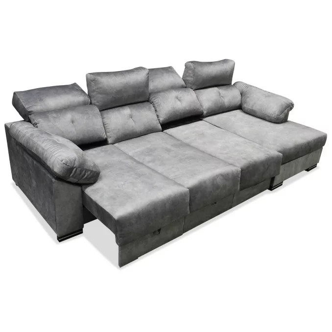 Sofá chaislong derecho cama Vogue 295 cm....