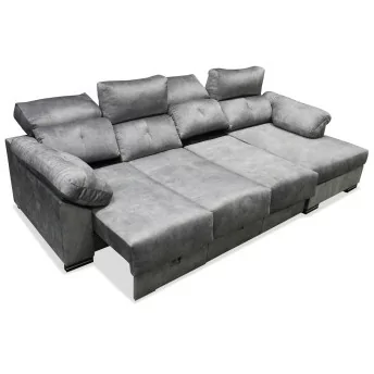 Sofá chaislong derecho cama Vogue 295 cm. asientos ultra extensibles