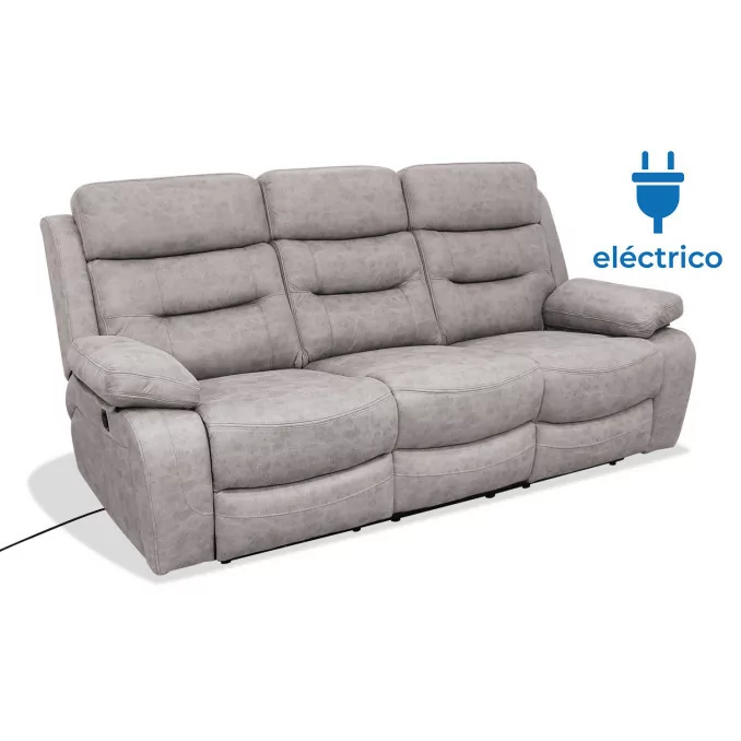 Sofá relax eléctrico Florencia 3 plazas 220 cm