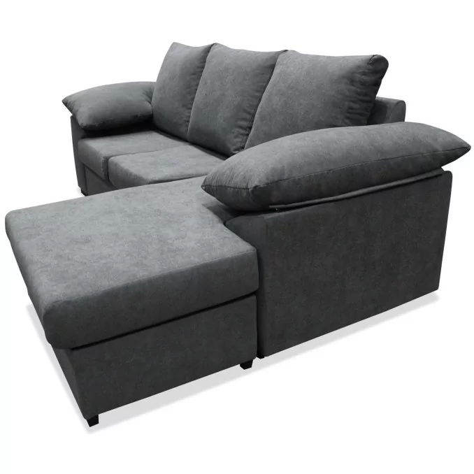 Sofá chaise longue Alejandra 230 cm.