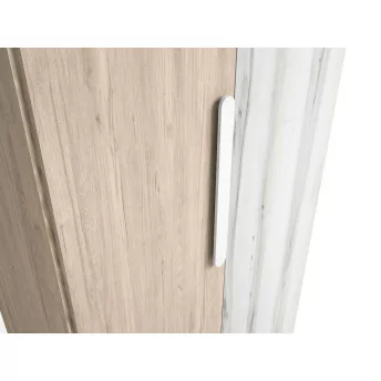 Armario juvenil 2 puertas Flash 90x200 colores sahara/albo