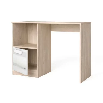 Composición dormitorio juvenil Flash con cama dos camas, armario y mesa ordenador