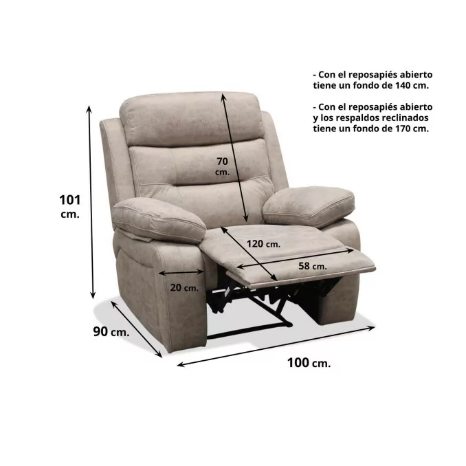 Sillón Relax Génova