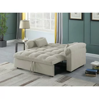 Sofá cama de matrimonio 160 cm Oliver beige