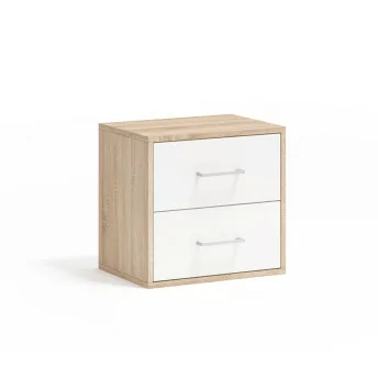 Mesita 2 cajones montada Delicias