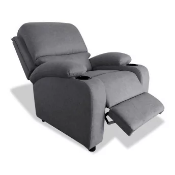 Sillón relax siesta Pushback gris