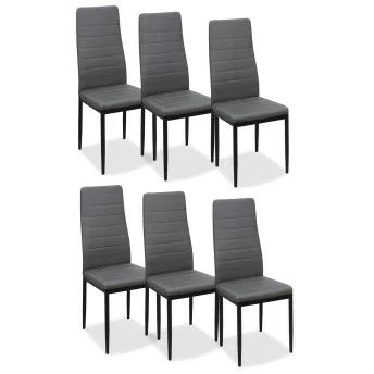 Silla comedor Daniela color gris