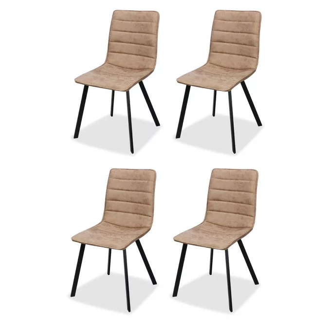 Silla comedor Berta beige piedra