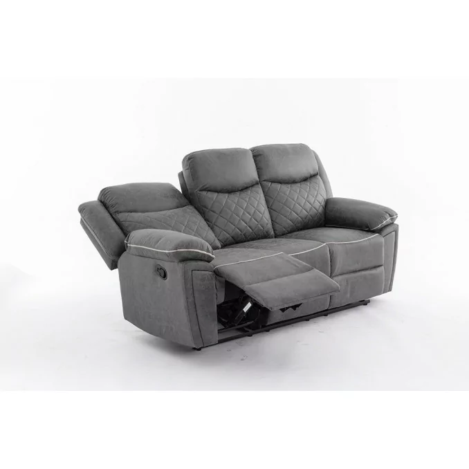 Sofá relax 3 plazas Leonardo 206 cm