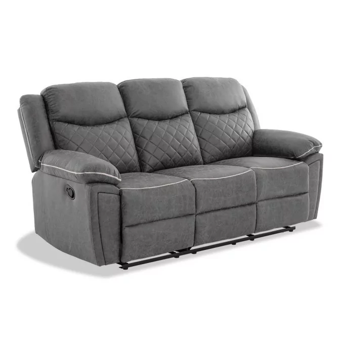 Sofá relax 3 plazas Leonardo 206 cm