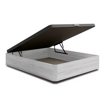 Canapé 150x200 abatible 30mm. con base tapizada ártico Berlín