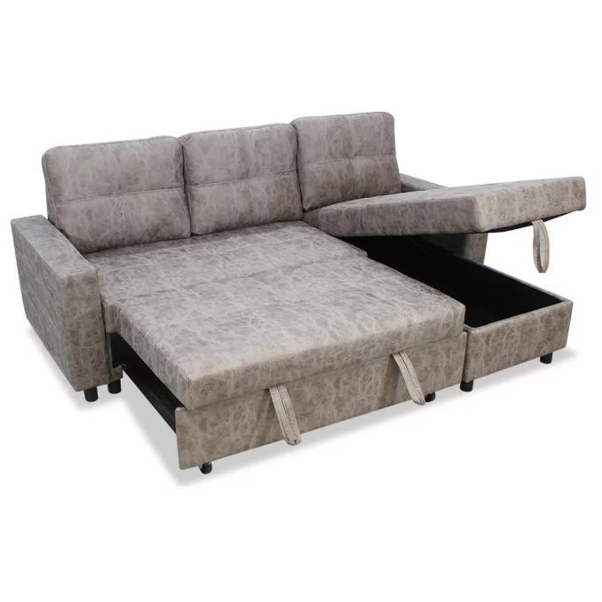 Sofá chaise longue cama Fan 222 cm.