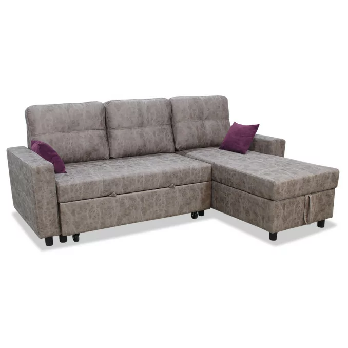 Sofá chaise longue cama Fan 230 cm.