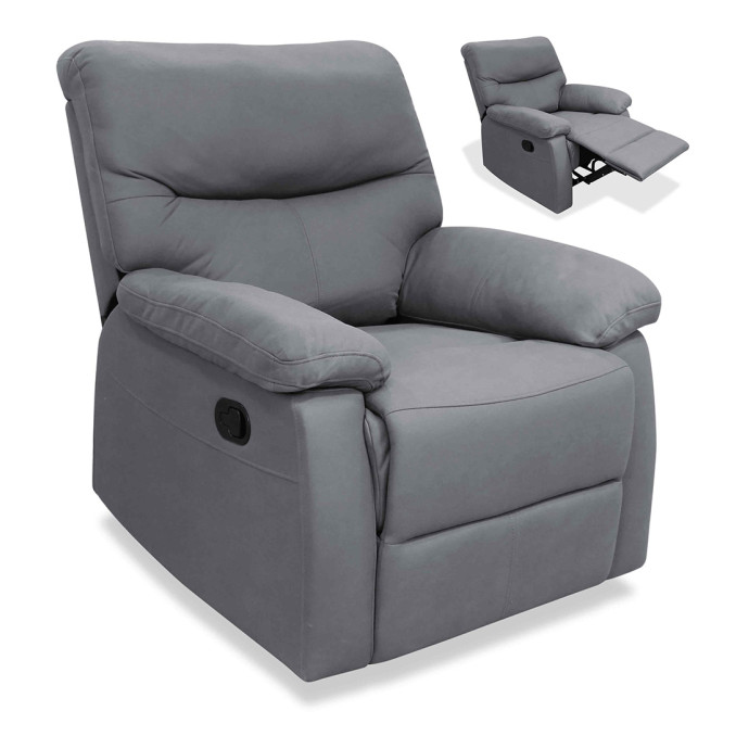 Sillón Relax gris Dexter