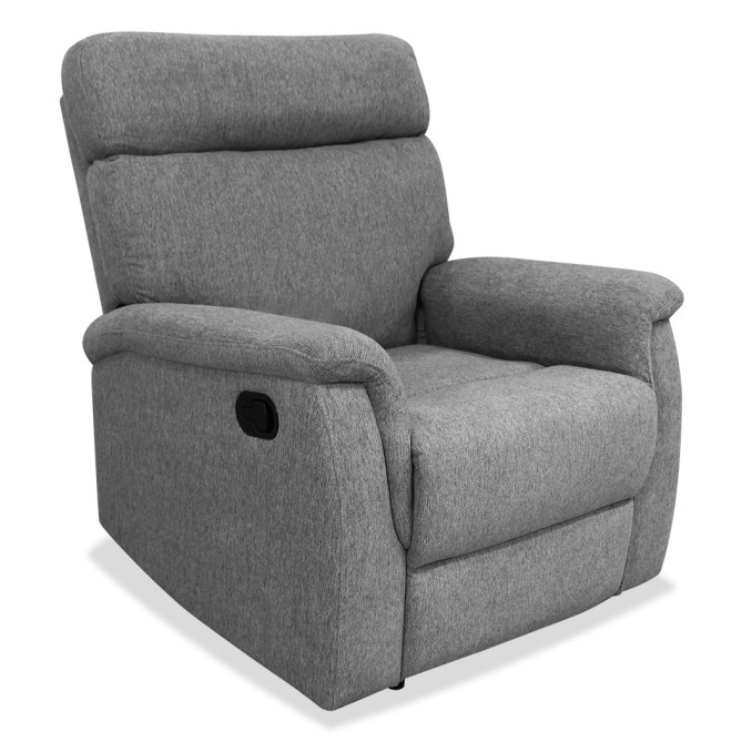 Sillón relax reclinable manual Texas gris