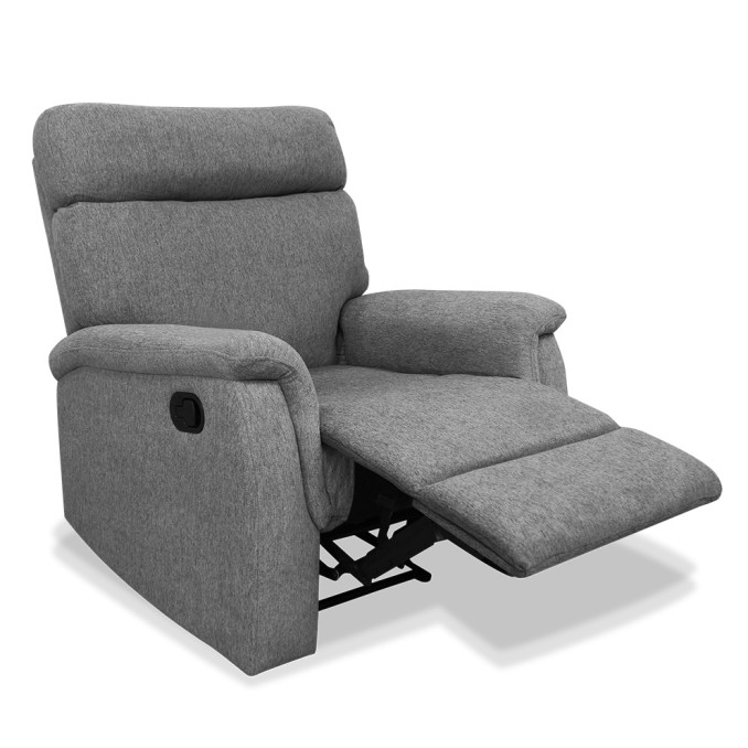 Sillón relax reclinable manual Texas gris