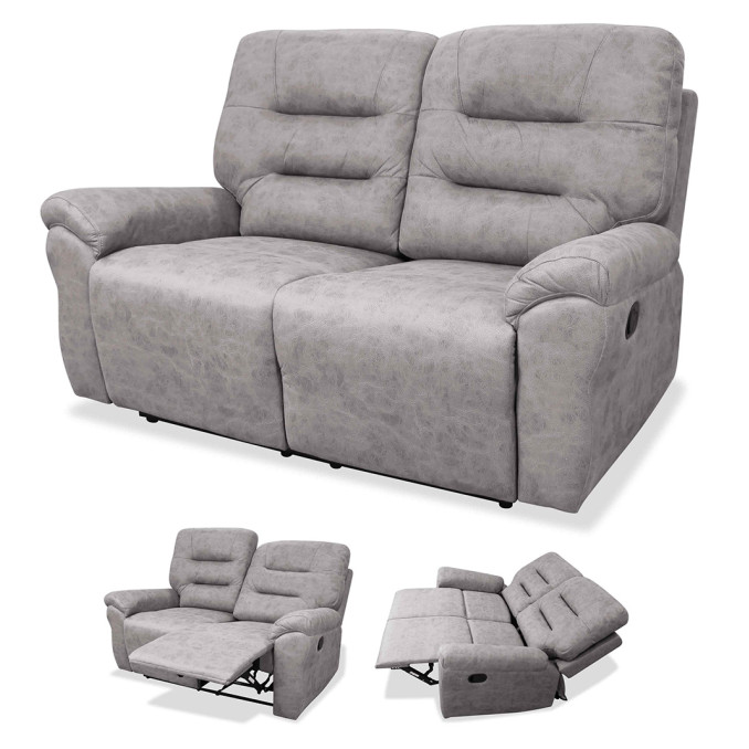 Sofá relax dos plazas 152 cm Santa Cruz