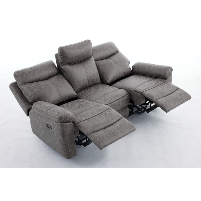 Sofá relax eléctrico 3 plazas 192 cm Afflec