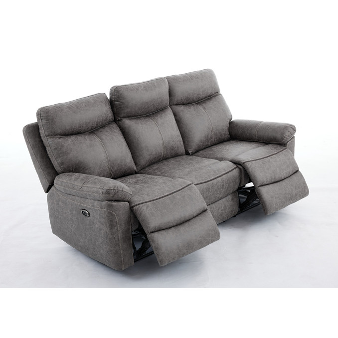 Sofá relax eléctrico 3 plazas 192 cm Afflec