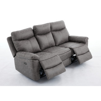Sofá relax eléctrico 3 plazas 192 cm Afflec