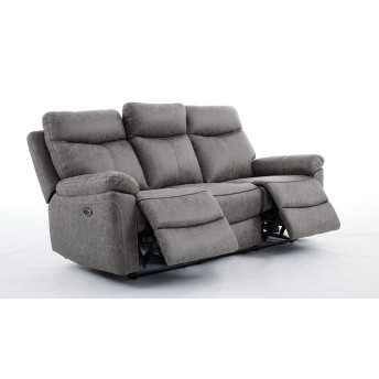 Sofá relax eléctrico 3 plazas 192 cm Afflec