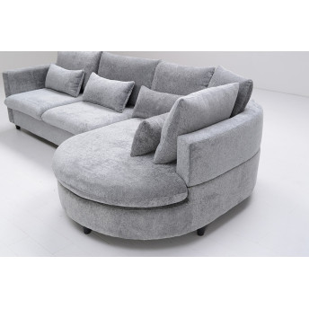 Sofá cama chaise longue derecha Charlene 282 cm