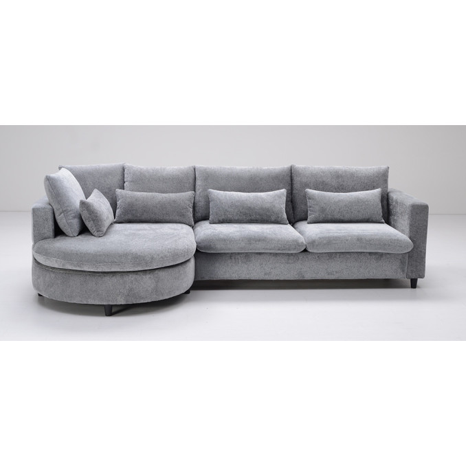 Sofá cama chaise longue izquierda Charlene 282 cm