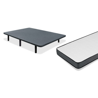 Conjunto colchón y base 150x190 con juego patas Gratis