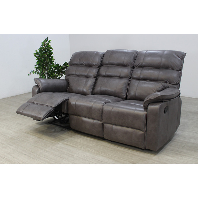 Sofá relax tres plazas manual Gallardo 200 cm