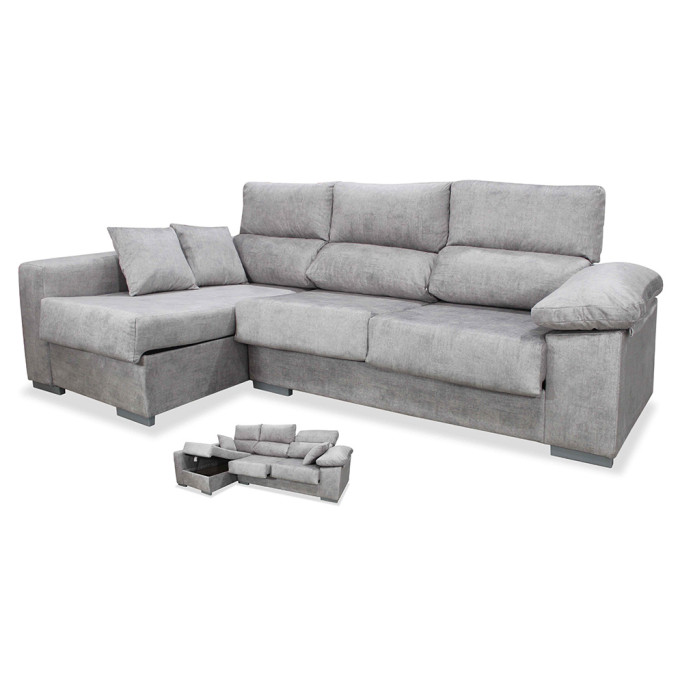 Sofá chaise longue izquierda Jaime 260 cm