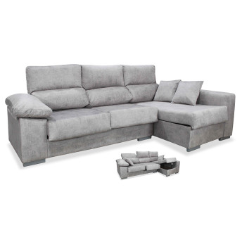 Sofá chaise longue derecha Jaime 263 cm