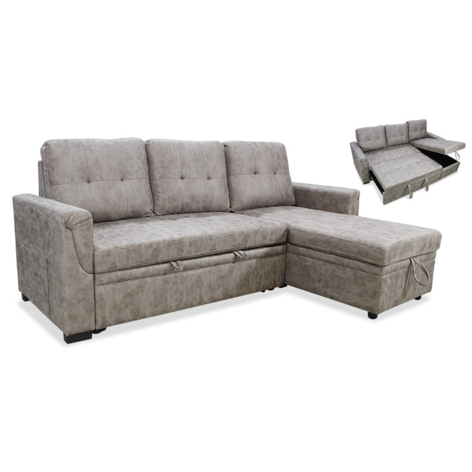 Sofá chaise longue cama Cristian 205 cm