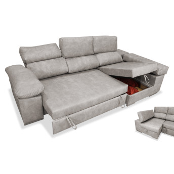 Sofá cama chaise longue derecha Supreme 285 cm