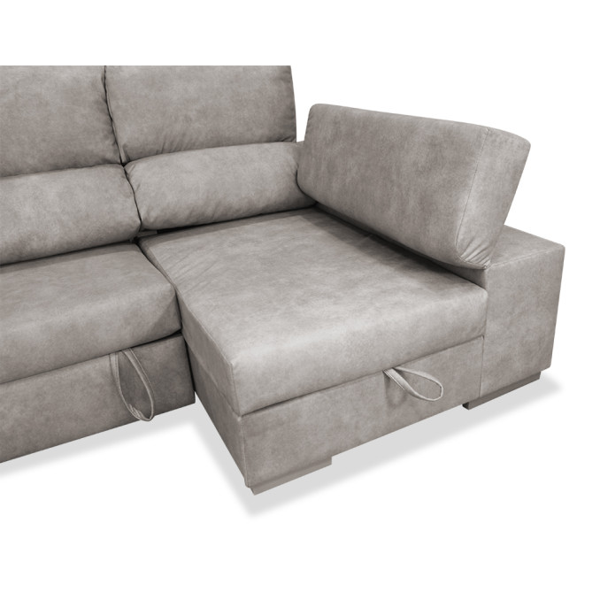 Sofá cama chaise longue derecha Supreme 285 cm